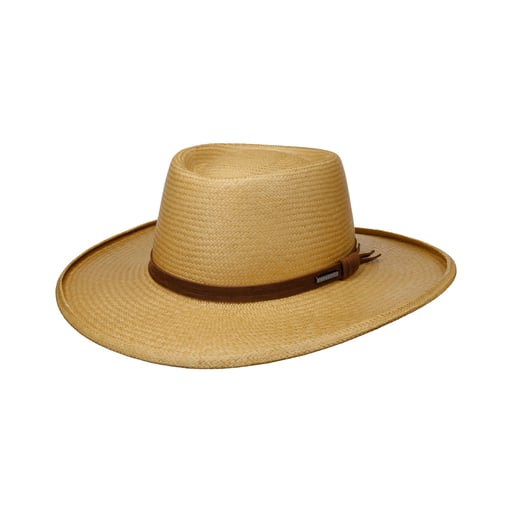 Cappello Panama Stetson Philadelphia Uomo – Paglia Fine, Made In Italy, Protezione UV 40+