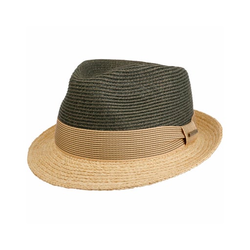 Stetson Cappello in Rafia Twotone Toyo Trilby