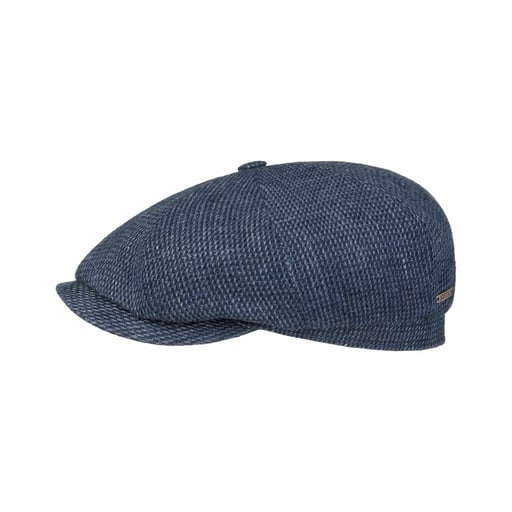 Stetson Casquette Texas Robust Denim Homme - Gavroche Doublée Avec Visière 5.5 Cm, Style Jeans Moderne Automne Hiver