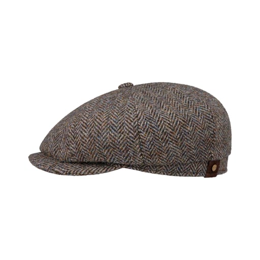 Stetson Casquette Hatteras Harris Tweed Herring