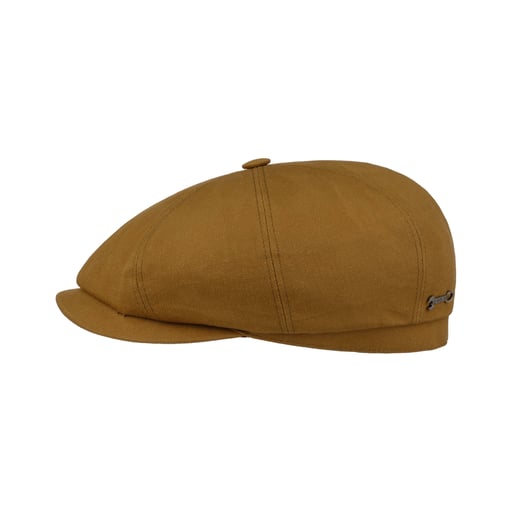 Stetson Casquette Hatteras En Coton Italien Élégante Homme/Femme - Style Gavroche Avec Visière Anti-UV Printemps Été