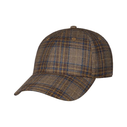 Stetson Casquette Silk Mix Check