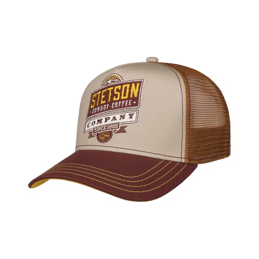 Stetson Casquette Trucker Cowboy Coffee