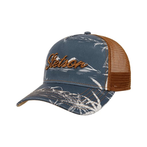 Stetson Casquette Trucker Minimal Aloha Print