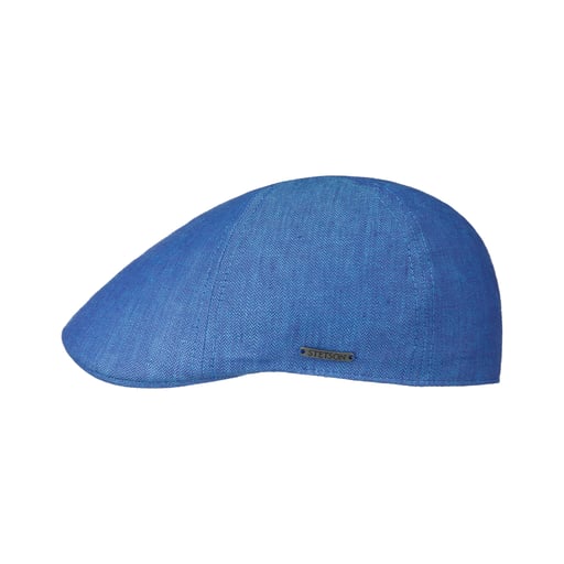 Casquettes Homme Casquette Homme Stetson STETSON Casquette Texas Bluemont Femme/Homme - Made In The EU D'été Gavroche En Lin Avec Visière U00c9té Printemps-été - S (54-55 Cm) Bleu Clair Casquette Gavroche Femme