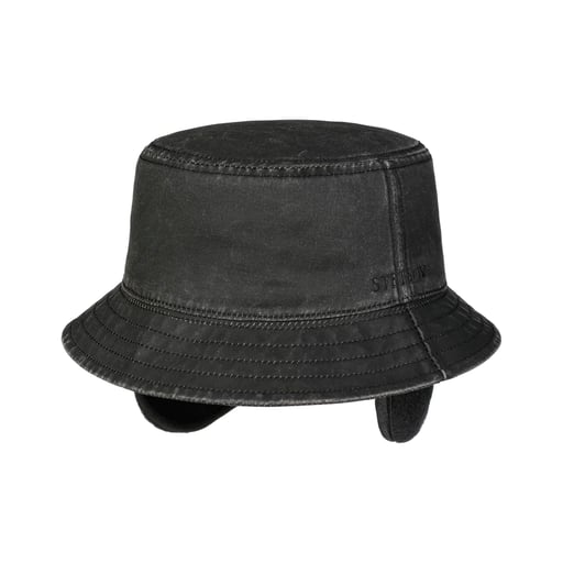 Stetson Chapeau Bob en Tissu avec Oreillettes