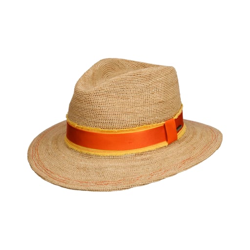 Stetson Chapeau Crochet Raphia Traveller