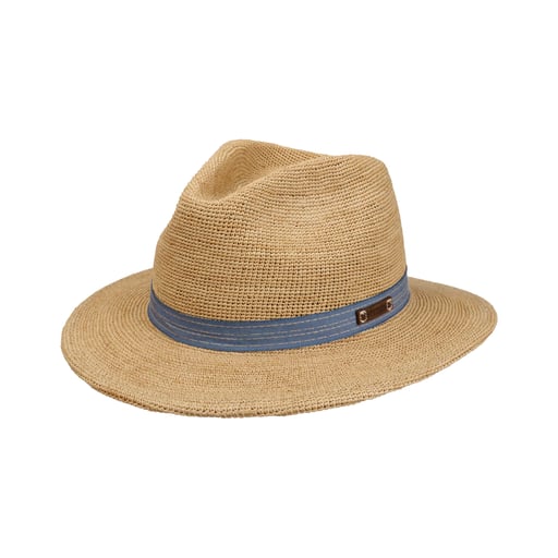 Stetson Chapeau de Raphia Barista Crochet