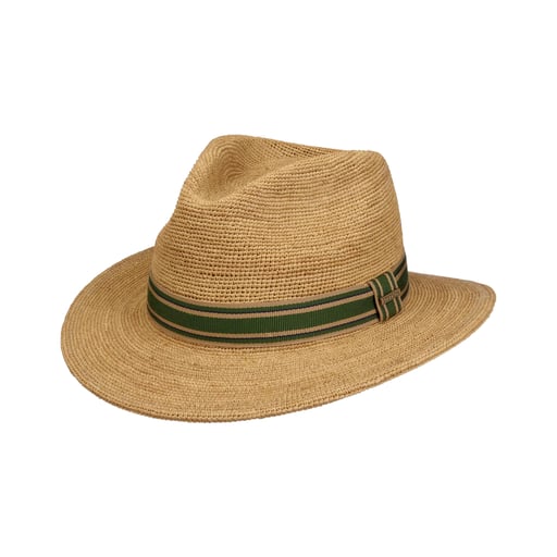 Stetson Chapeau de Raphia Benardsen Traveller