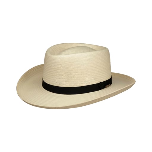 STETSON Chapeau Traveller En Paille Homme – Léger, Élégant Et Bicolore Pour L’Été