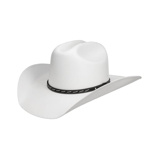 Chapeau de Cowboy Unisexe Paille Blanc Western Express | Cowboy Kurt