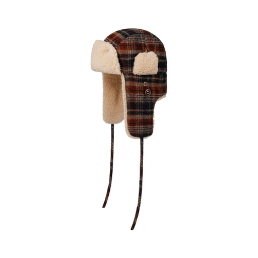 Stetson Checked Bomber Aviator Hat