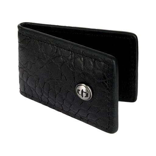 Stetson Croco Embossed Leather Money Clip