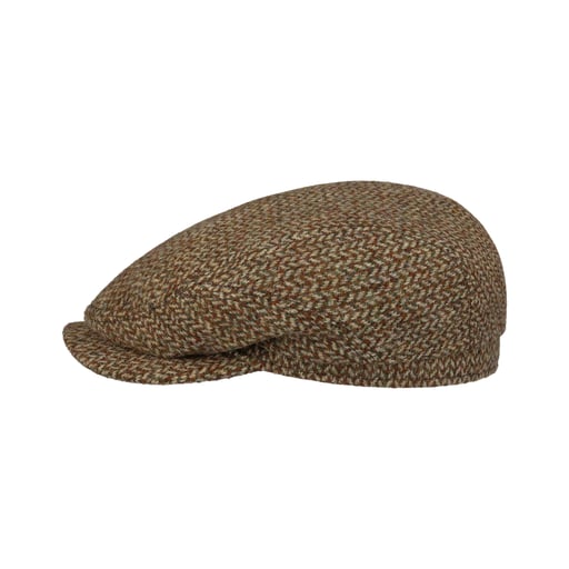 Stetson Darsley Driver Harris Tweed Flat Cap