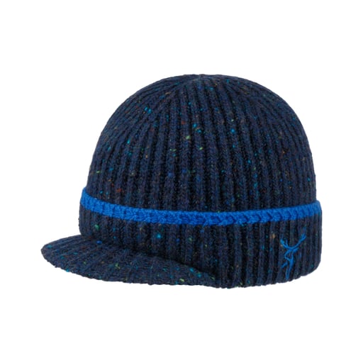 Stetson Deer Beanie Hat with Peak
