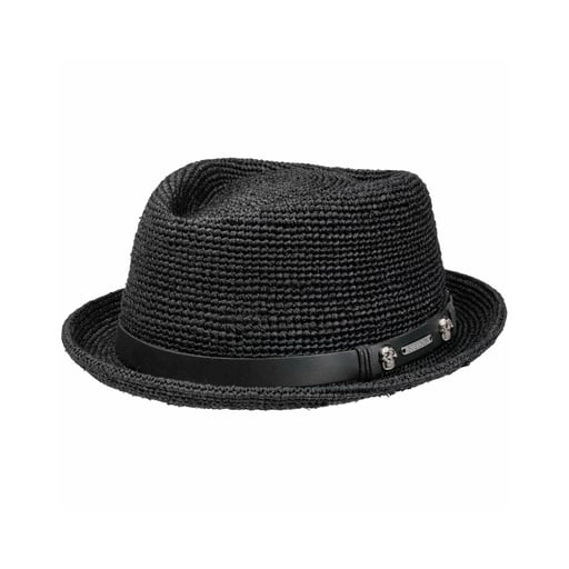 Stetson Diamond Crochet Raffia Hat