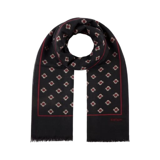 Stetson Ellingham Flowers Wool Scarf