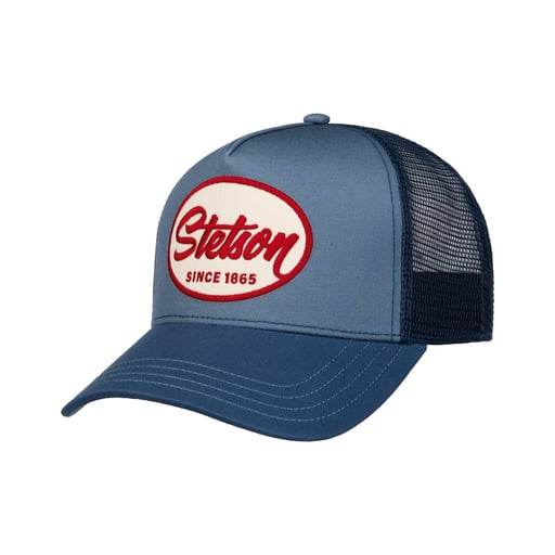 STETSON Lumber Supply Trucker pet met beverlogo mesh achterkant Heren Alle seizoenen