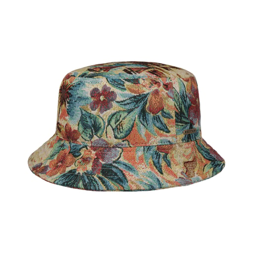 Stetson Flower Jacquard Bucket Cloth Hat