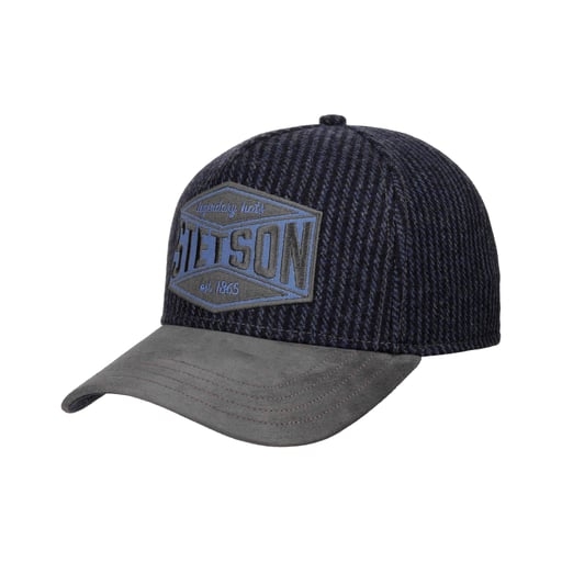 Stetson Goat Suede Peak Wool Cap