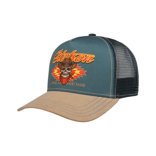 Stetson Gorra Trucker Western Calavera