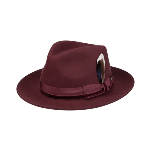 Stetson Grayson Fedora Wool Hat