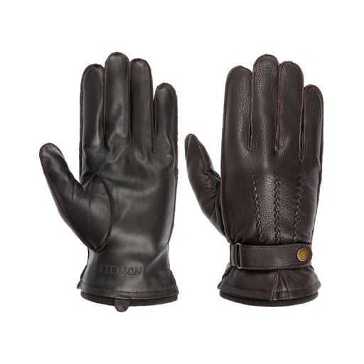 Stetson Guanti in Pelle Seldovia Touchscreen
