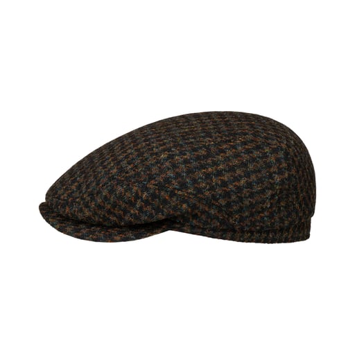 Stetson Harris Tweed Houndstooth Driver Cap