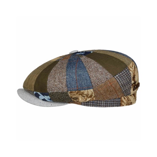 Stetson Hatteras Barista Patchwork Flat Cap