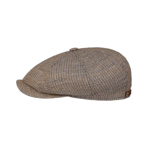 Stetson Hatteras Coffee Dyed Barista Flat Cap