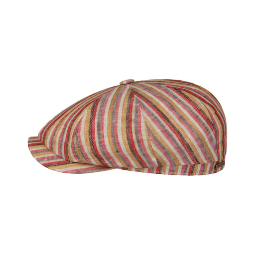 Stetson Hatteras Docado Stripe Flat Cap