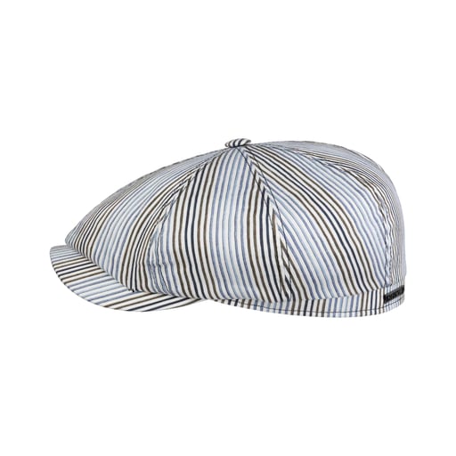 Stetson Hatteras Fresh Stripes Flat Cap