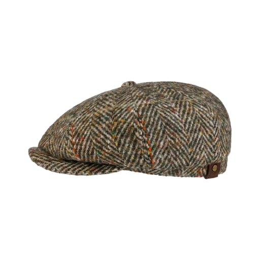 Stetson Hatteras Herringbone Colour Flat Cap