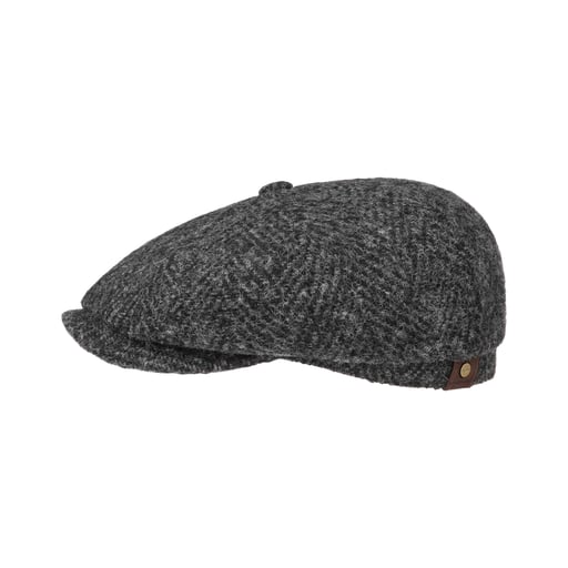 Stetson Hatteras Herringbone Flat Cap