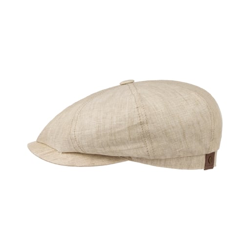Stetson Hatteras Linen Newsboy Cap