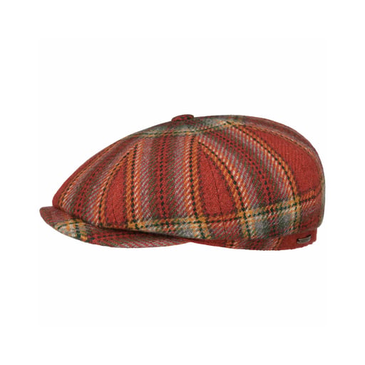 Stetson Hatteras Marlwick Check Flat Cap