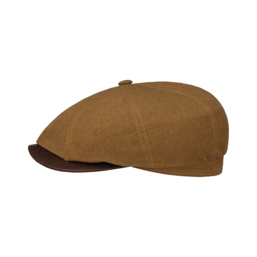 Stetson Hatteras Waxed Contrast Flat Cap