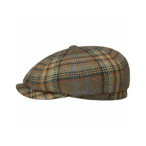 Stetson Hatteras Yorven Check Flat Cap