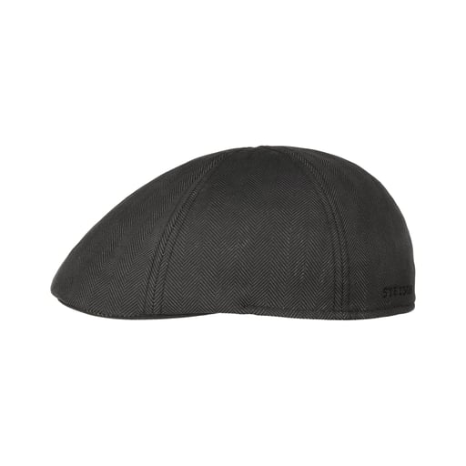Stetson Herringbone Duck Flat Cap