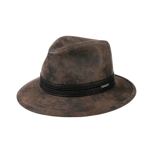 Stetson Jacky Pigskin Traveller Leather Hat