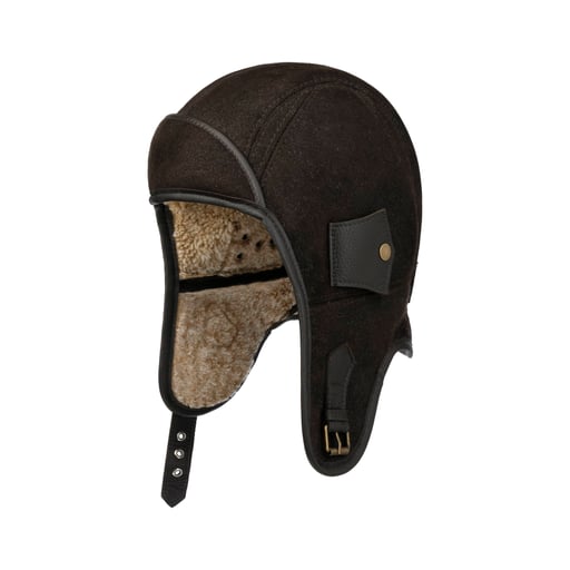 Stetson Lambskin Bomber Aviator Hat
