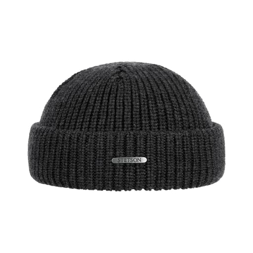 Stetson Berretto Docker Jacquard X The Feebles Uomo - Made In EU Beanie Lana Con Fodera Autunno Inverno L 58 59 Cm Blu 126864192