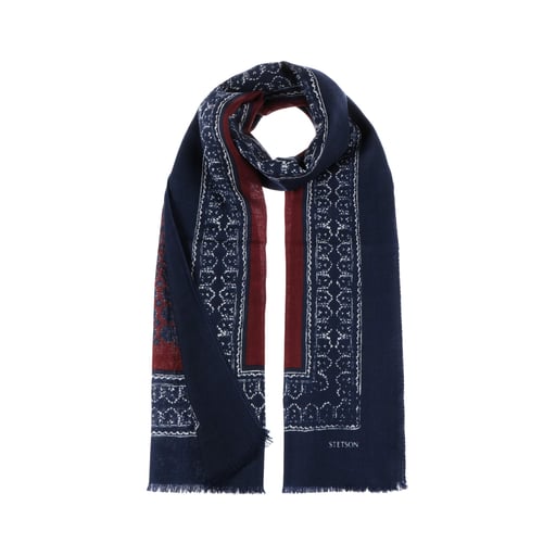 Stetson Ornaments Wool Scarf