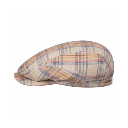 Stetson Orsley Driver Linen Flat Cap