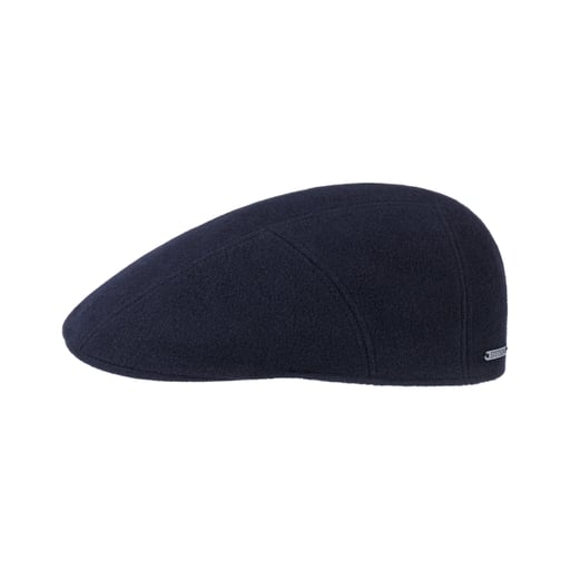 Stetson Reid 6 Panel Pet Heren - wollen cap flat hat met klep