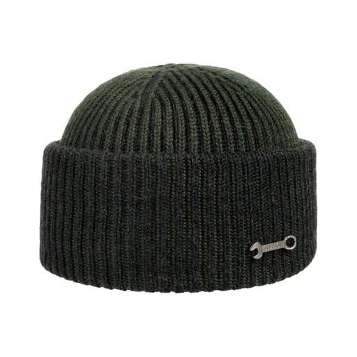Stetson Salina Wool Beanie Hat with Cuff