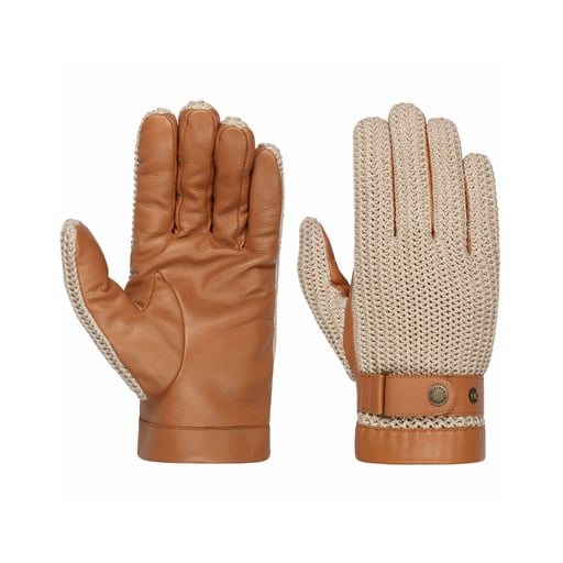 Stetson Sheep Nappa Leather & Knit Gloves