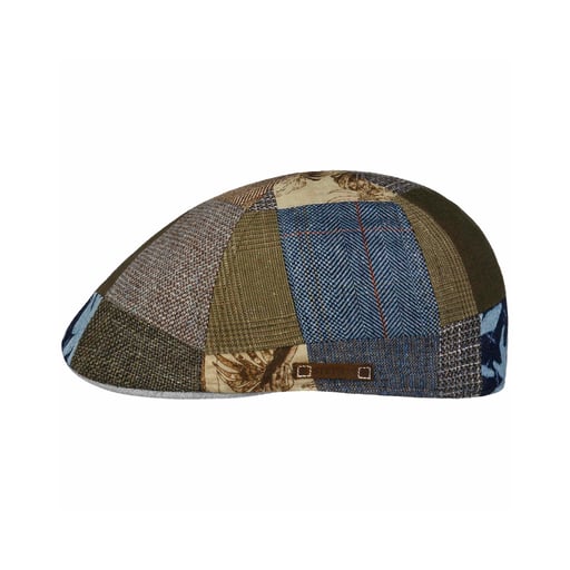 Stetson Texas Barista Patchwork Flat Cap