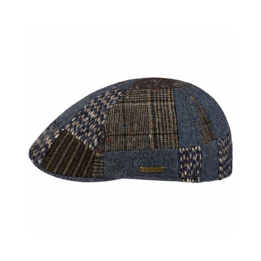 Stetson Texas Wool Mix Patchwork Flat Cap