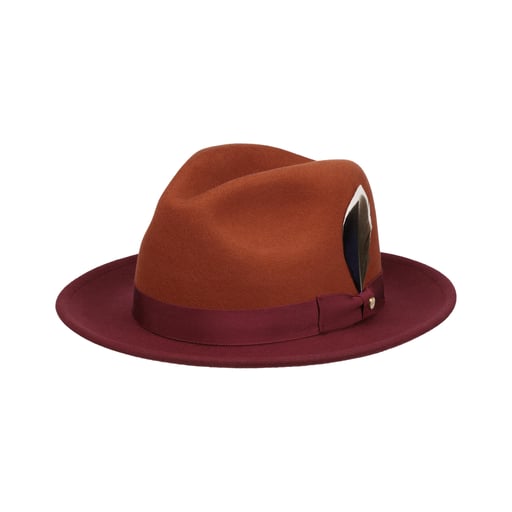 Stetson Vandero Twotone Fedora Wool Hat